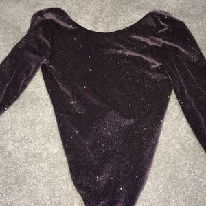 VICTORIA SECRET BODYSUIT SPARKLY